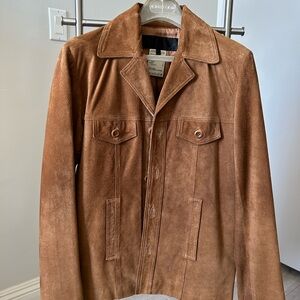 Vintage Men's Brown Suede Jacket